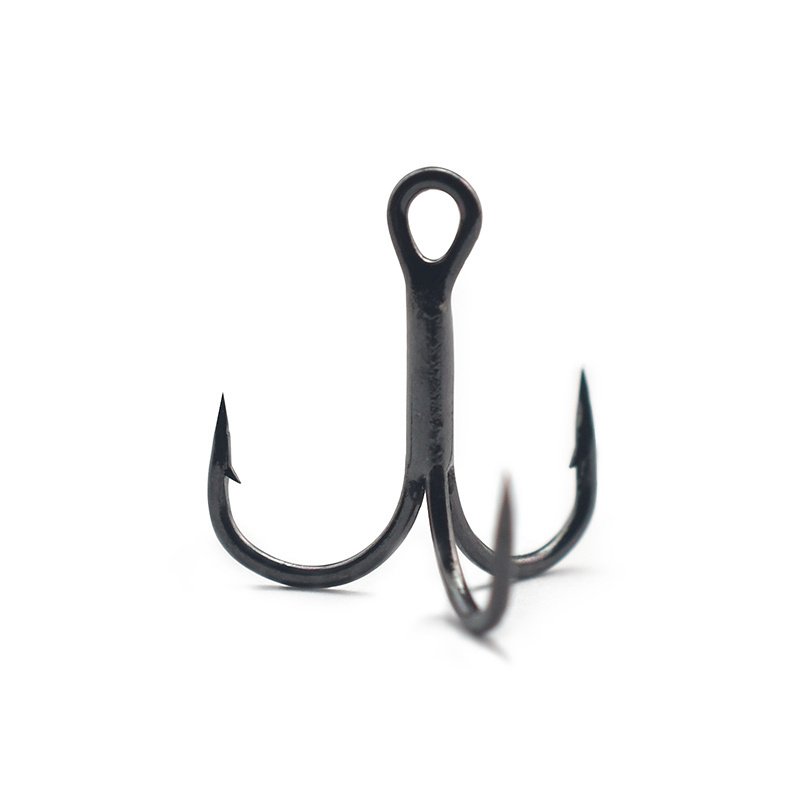 factory wholesale fishhook treble hook lure hook high carbon steel fishing hooks