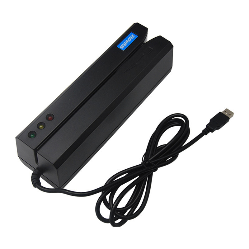 Cheap price portable MSR605X USB magnetic card reader and writer for hico&loco all 3 tracks