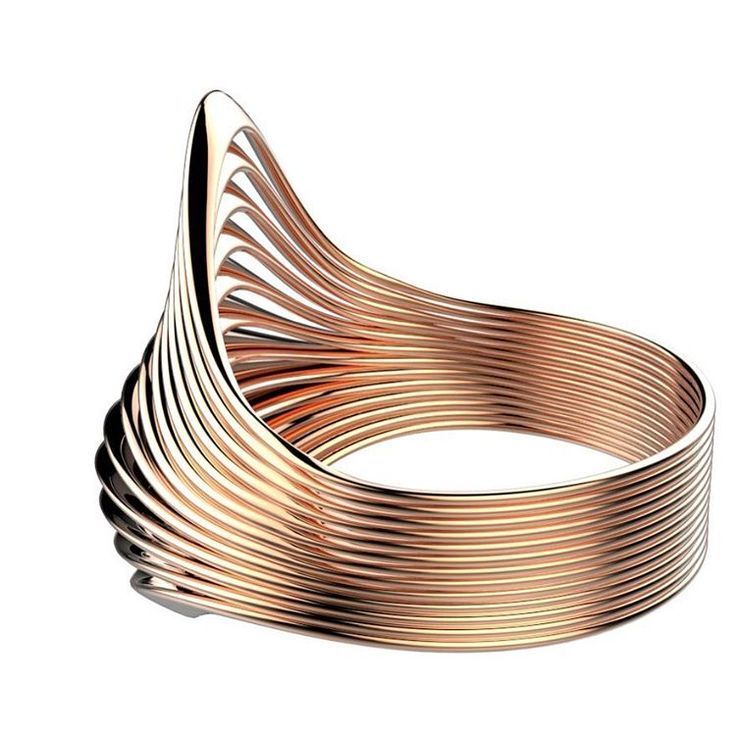 Custom design high speed steel 3d metal printing jewelry service