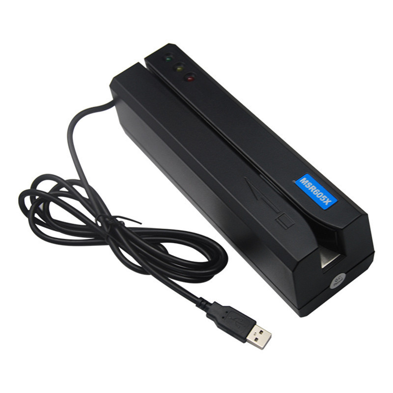 Cheap price portable MSR605X USB magnetic card reader and writer for hico&loco all 3 tracks