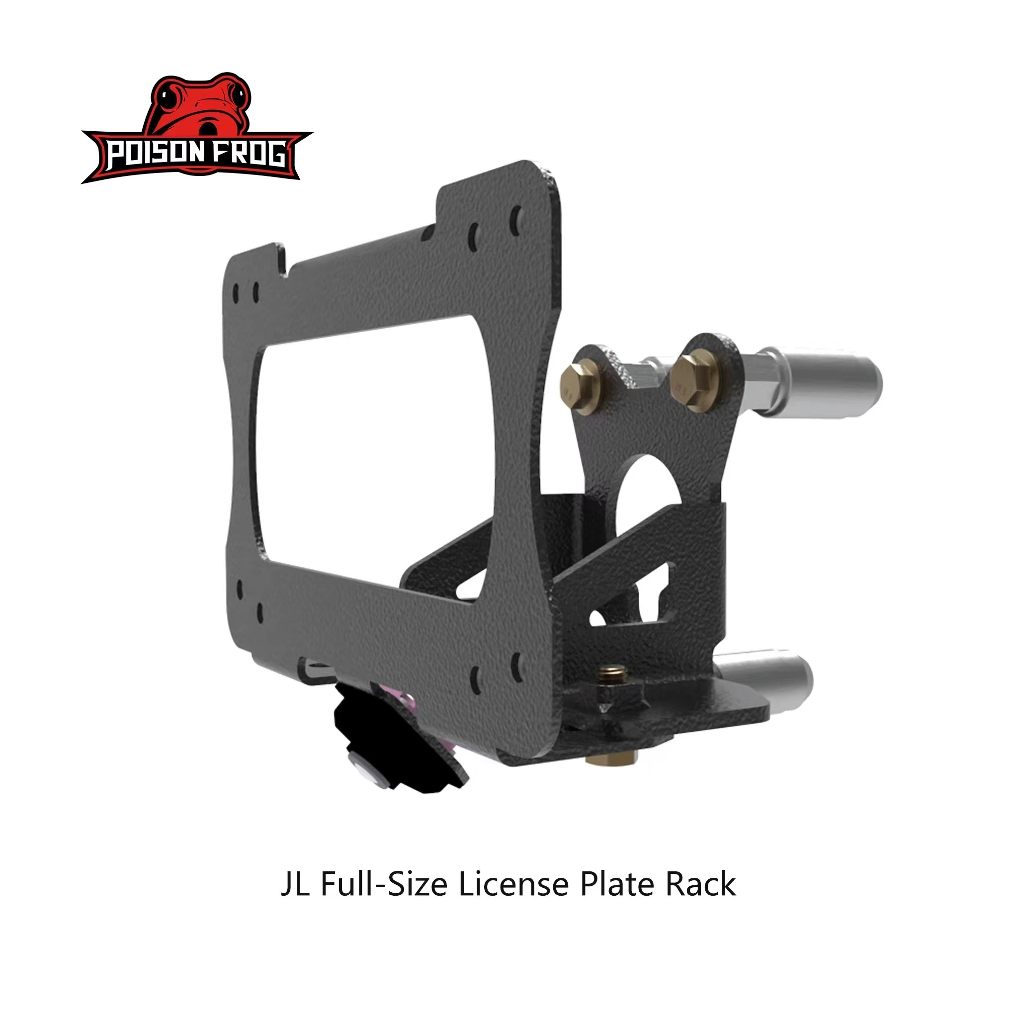 POISON FROG Hot sale 76001 For Jeep car accessories spare tire bracket HD Hinged Carrier & Adjustable Spare Tire Mount