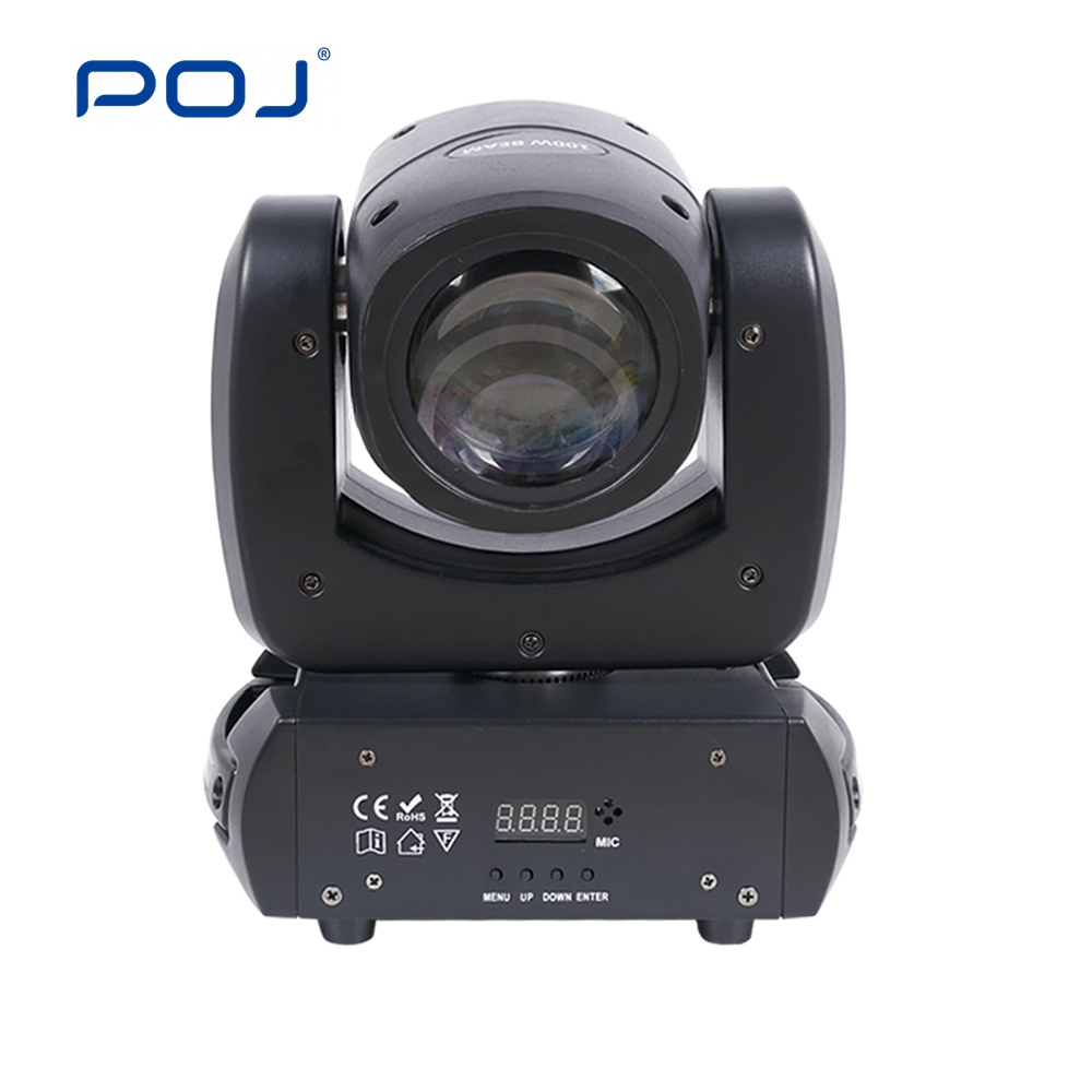 POJ OJ-100L 150W 3In1 Rotating Gobo Beam Spot Dj Light Led Moving Head Outdoor Sky  Beam Spot Stage Light