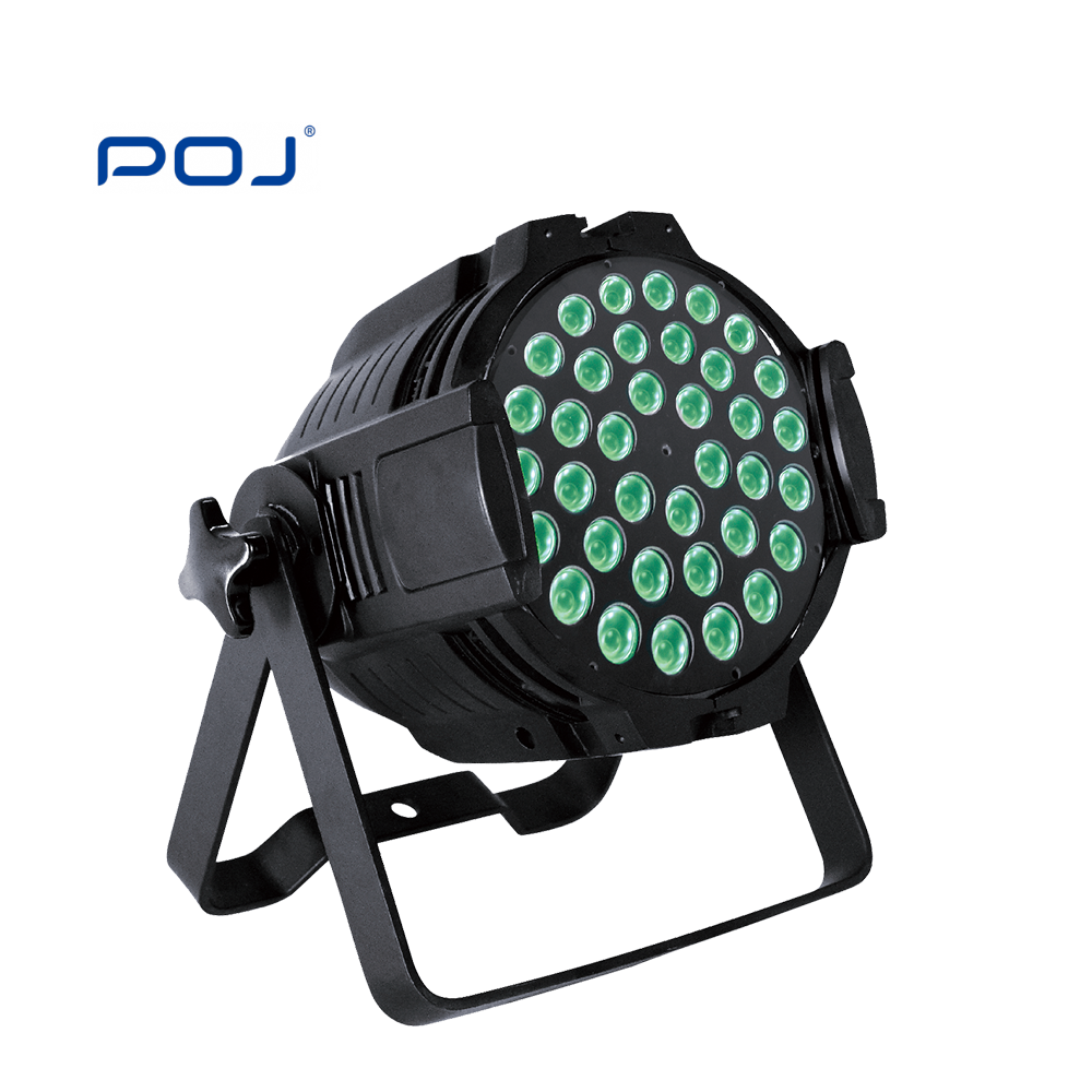 POJ OJ-P363L High Brightness Professional Cob Dmx  Led Mini Dj Stage Light Disco Rgb 36 Par Light