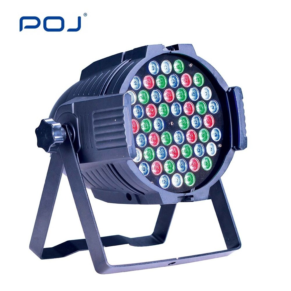 POJ OJ-P543L Dj Stage Light Whase 54X3W Led Par Light Rgbw Customized 7 12 18 24 36 IP65 Waterproof DMX512 Light LPC007H