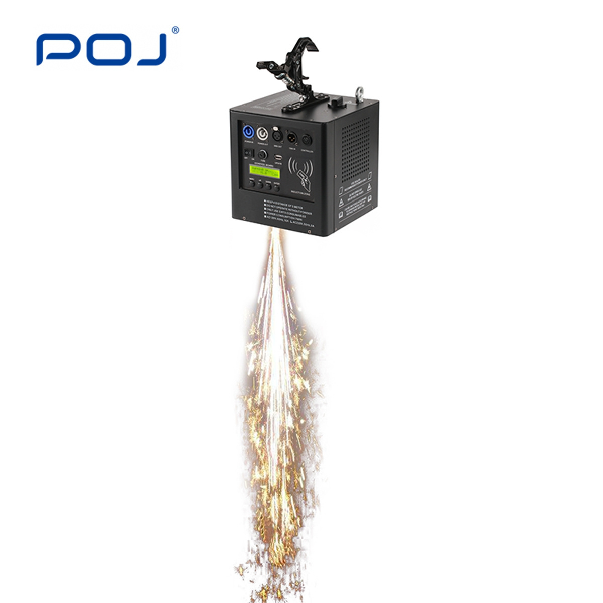 POJ OJ-SP700-UD New Design Stage Effects Cold Spark Machine Electric Fireworks Spark Machine Stage