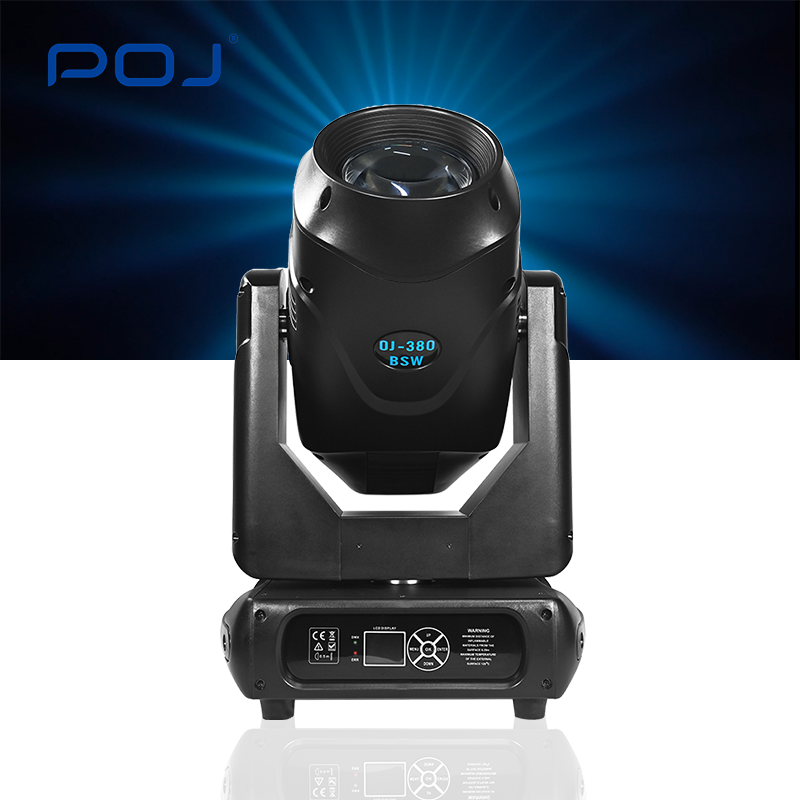 POJ OJ-380BSW Hot Product Stage Light 17R 380W 3 In 1 Moving Head Beam Light Luces Discoteca Sharpy Gobo Light For Disco