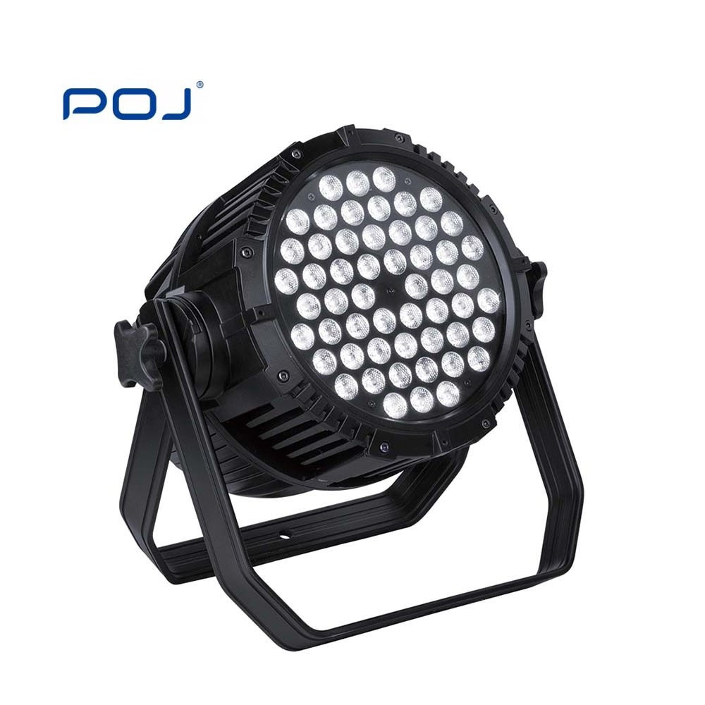 POJ OJ-P543F Night Club Professional Led Stage Light 54X3W Rgb Dj Ip65 Dmx Waterproof Led Par Light