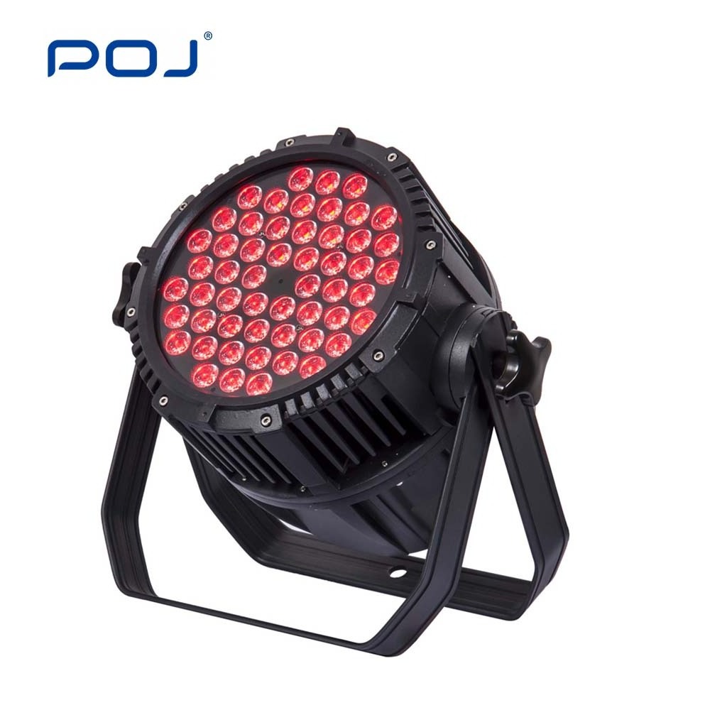 POJ OJ-P543F Night Club Professional Led Stage Light 54X3W Rgb Dj Ip65 Dmx Waterproof Led Par Light