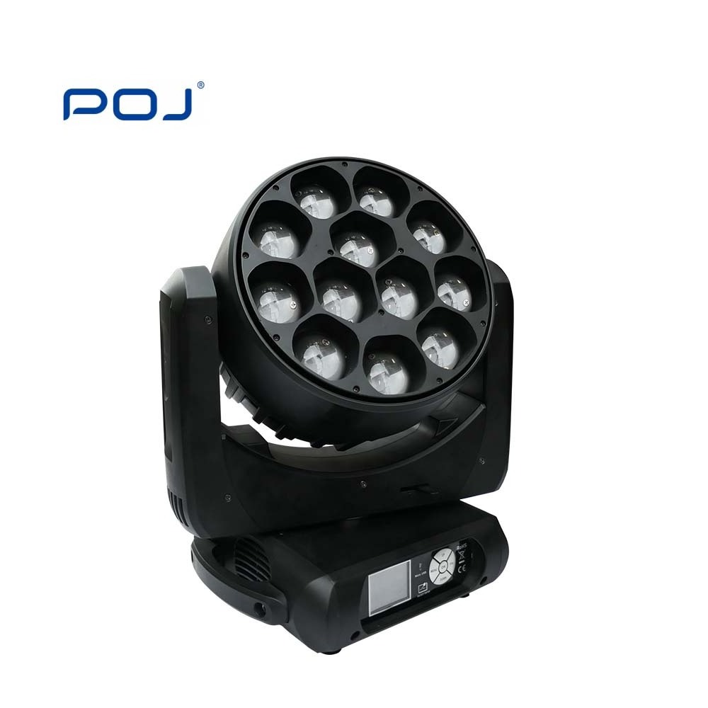 POJ OJ-Y1240 LED Stage Lights 12pcs 40W four-in-one LED moving zoom wash light