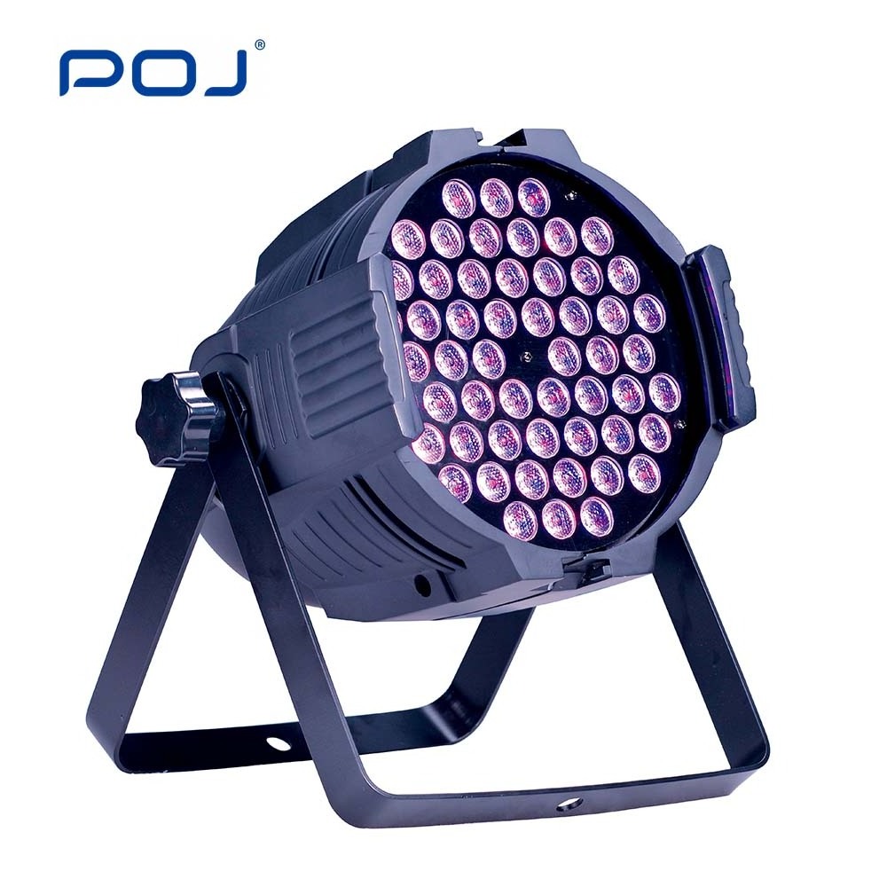 POJ OJ-P543L Dj Stage Light Whase 54X3W Led Par Light Rgbw Customized 7 12 18 24 36 IP65 Waterproof DMX512 Light LPC007H