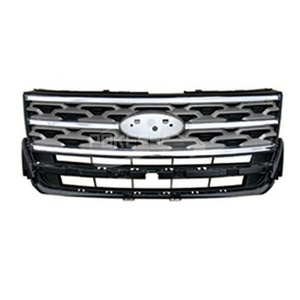 Car Body Kits Ford Explorer Raptor Grille JB5Z8200AK JB5Z8200AF Front Silver Grill Complete Bumper for Ford Explorer 18