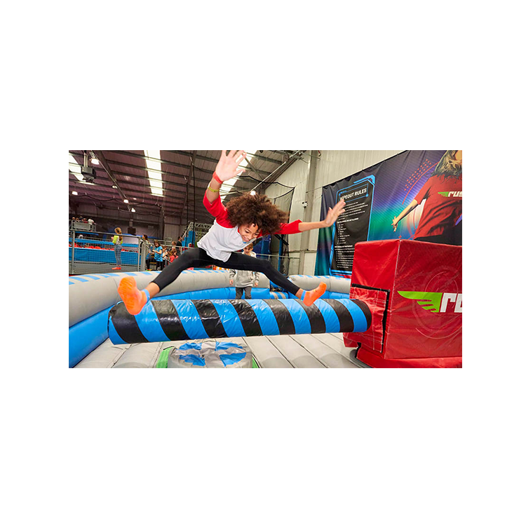 Pokiddo Adult Kids Soft Play Indoor Inflatable Spin Machine Wipeout For Amusement Park