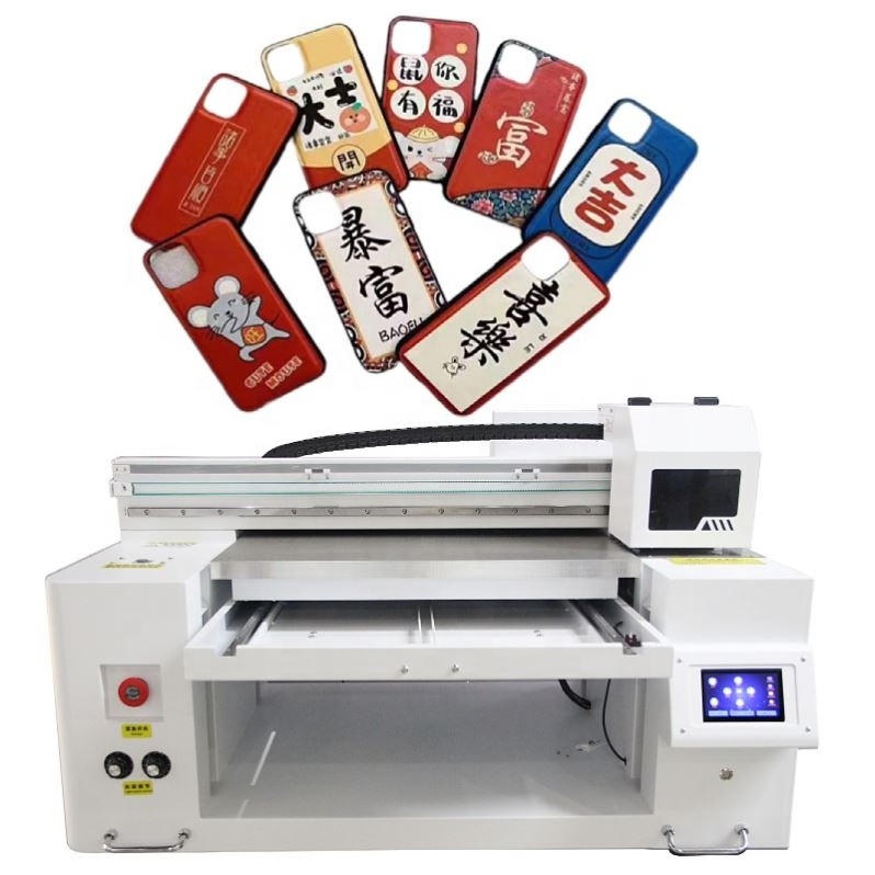 AUDLEY 90*60cm uv flatbed printer 6090 9060 with three head XP600 / TX800 6050 Uv Printer Factory