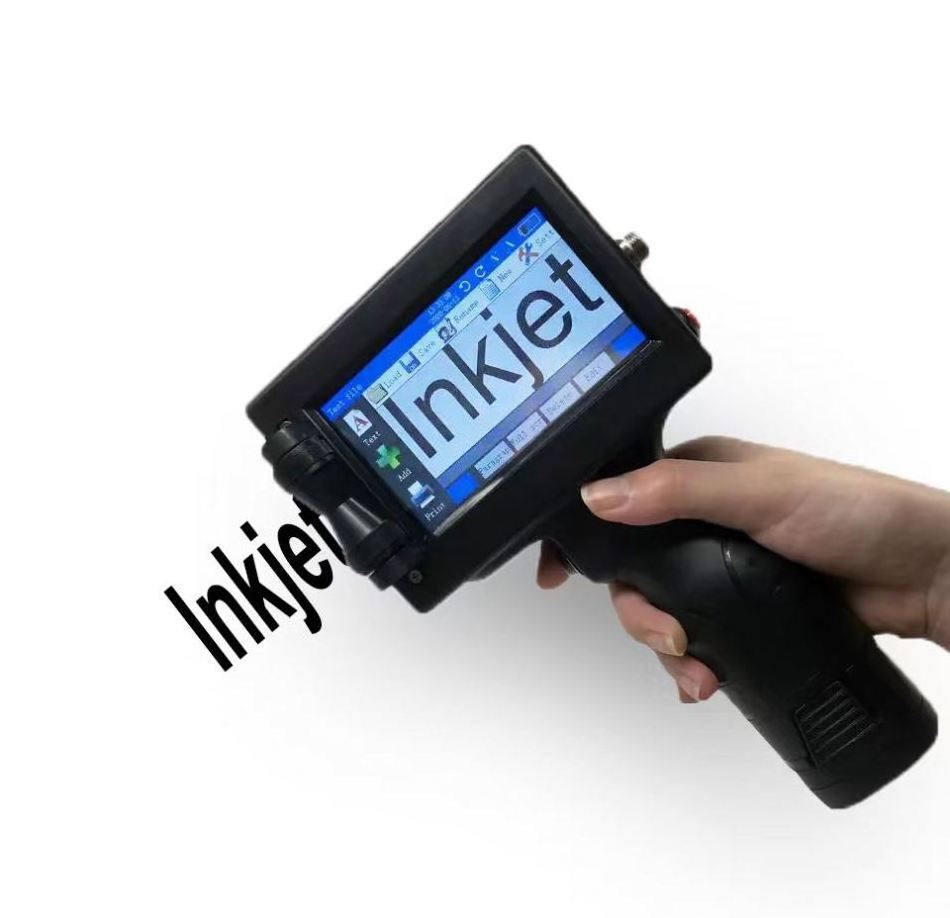 12.7mm Handheld Inkjet Printer Printing Production Date Price Tag Machine Carton Two-dimensional Code Marking Machine