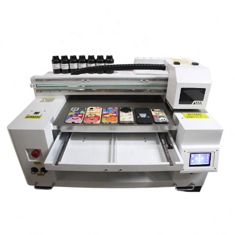 AUDLEY 90*60cm uv flatbed printer 6090 9060 with three head XP600 / TX800 6050 Uv Printer Factory