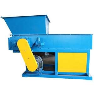 plastic shredder with single shaft design zip-top can wood rubber plastic lumps film woven bag single shaft shredder