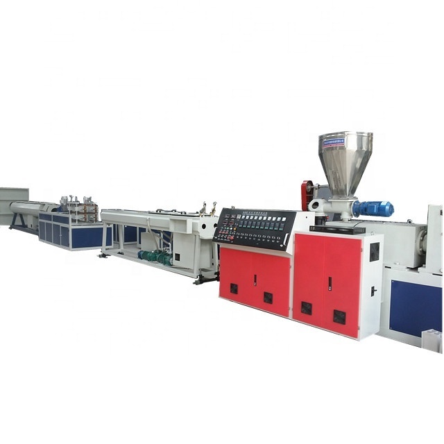 Cheap Customized zhangjiagang16mm~630mm PVC electric conduit pipe making machine pipe extrusion line