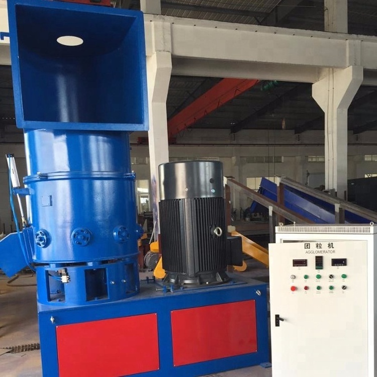 PP PE PET PVC film plastic bag agglomerator compactor machine