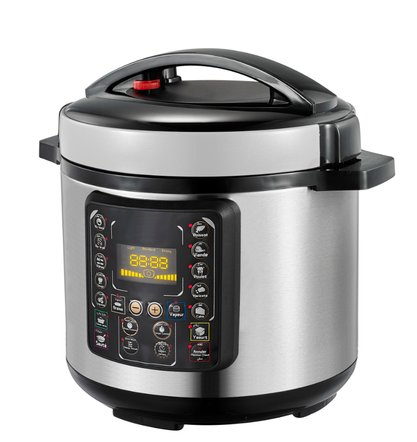 6 Rubber Electric Pressure Cookers Tefal Cooker Pressure 2021 New Design 6L 1000W Stainless Steel Free Spare Parts Cook Food 220