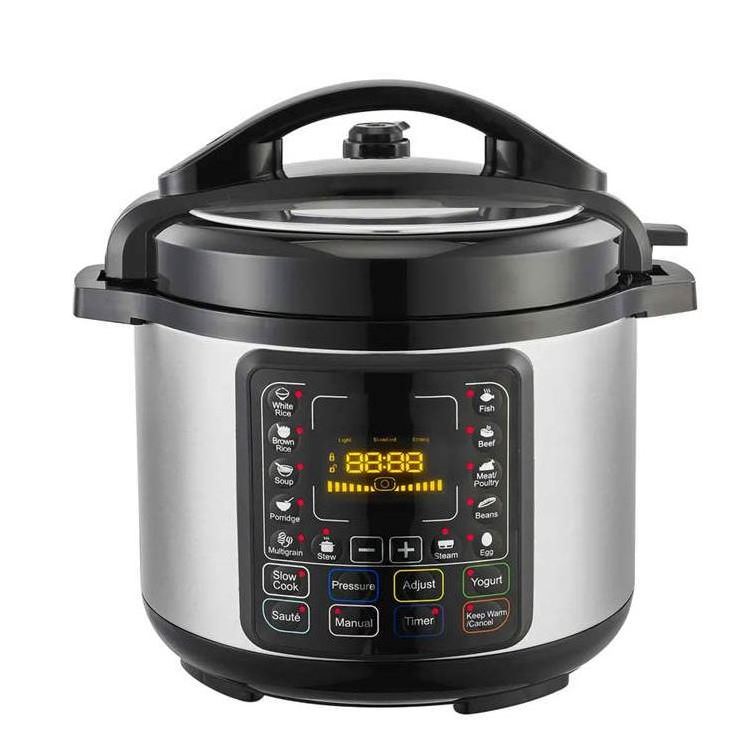 New Design Large Capacity 4-12 Litre Non Stick Induction Stew Soup Aluminium Pot Pressure Cooker