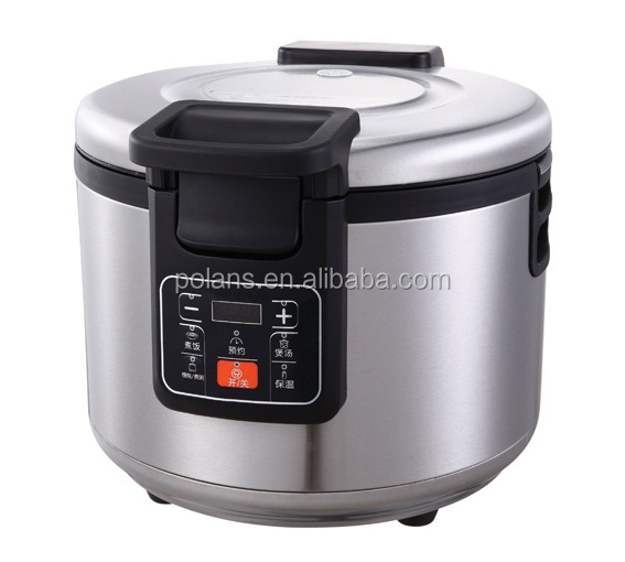 Electric Large Big Size Restaurant Rice Cooker Stainless Steel Non-sticker Aluminum Pot Commercial Non-stick Coating Inner Pot