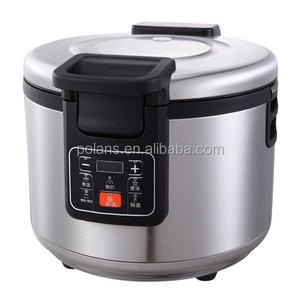 Electric Large Big Size Restaurant Rice Cooker Stainless Steel Non-sticker Aluminum Pot Commercial Non-stick Coating Inner Pot