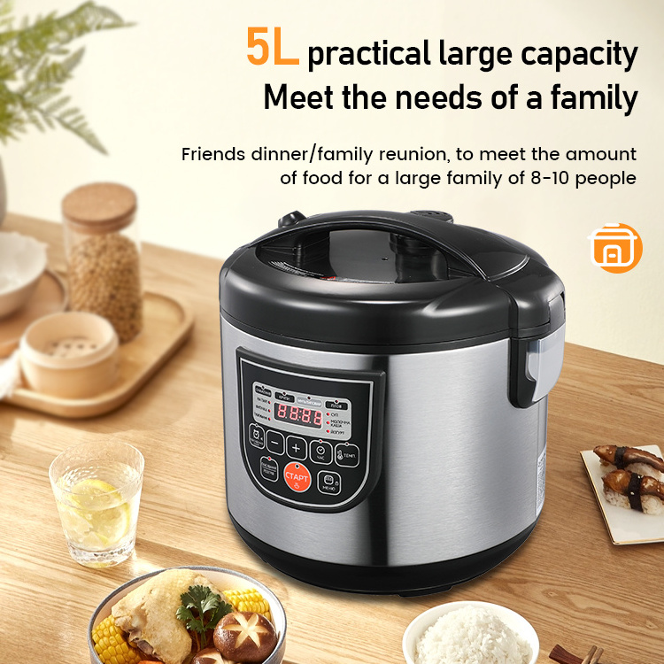 5L Smart Multi-Function Automatic Electric Digital Keep Warm Rice Cooker