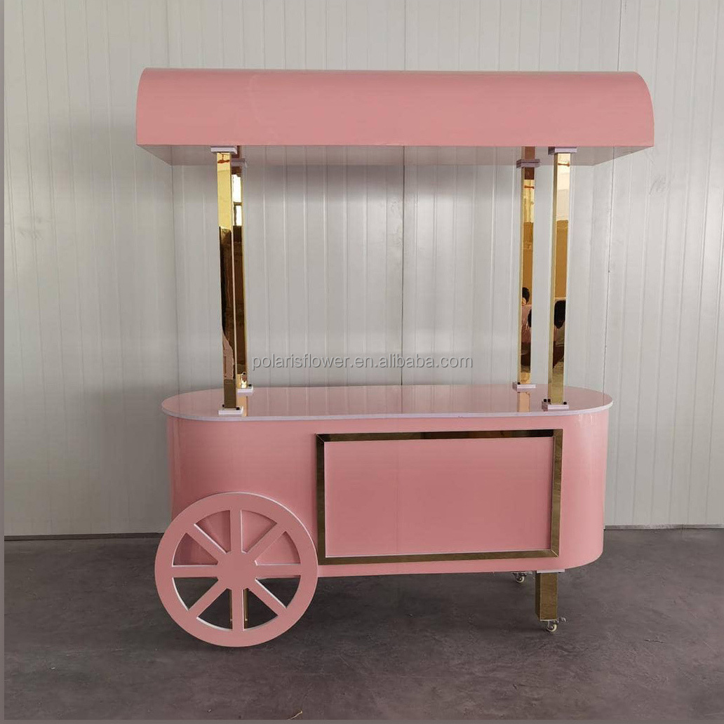 Wedding Party Event Candy Cart Party Decoration For Display