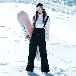 New Fashion High Quality Ski Bib Waterproof Womens Snowboard Pants Men'S Bib Snow Pants Skiing Ski Bib With Adjustable Straps