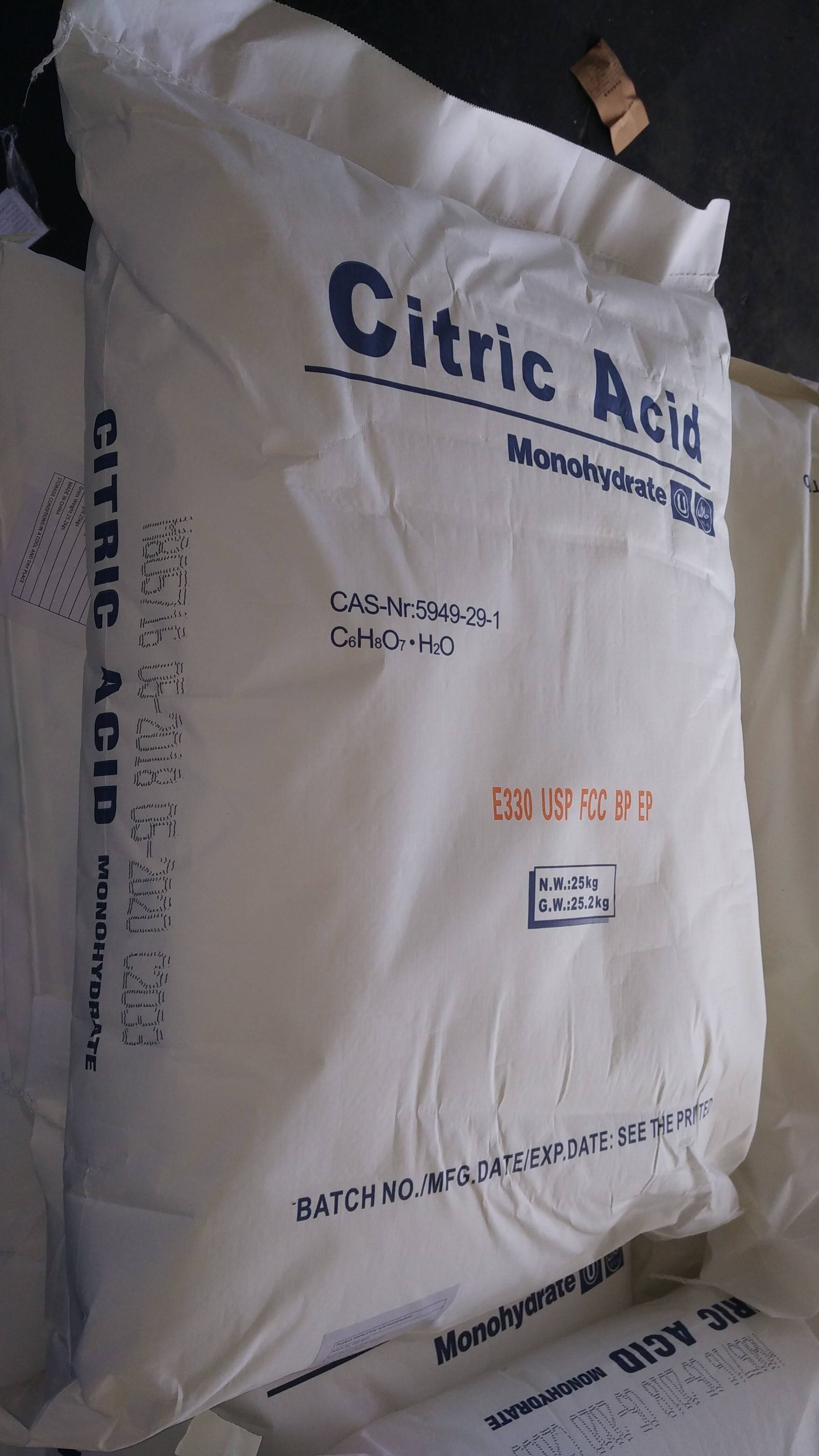 Food grade citric acid anhydrous 30-100 mesh/ high purity low price Acidity regulator citric acid