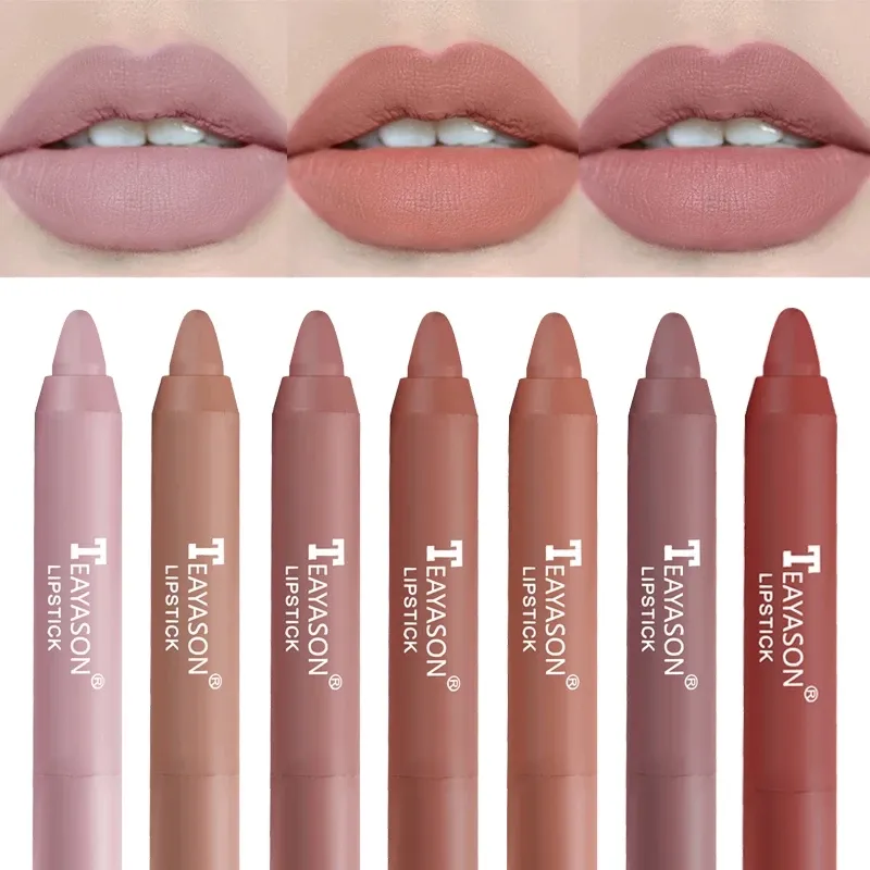 New Arrival 12 Colors Velvet Matte Lipsticks Pen Waterproof Sexy Red Lip Stick Makeup Lip Tint Pen