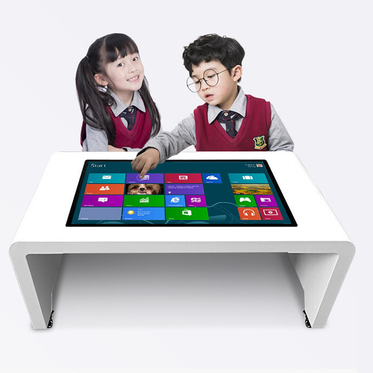 Waterproof Children's Interactive Table Touch Screen Game Table 43 inch for Kids Education Game Player Android 11