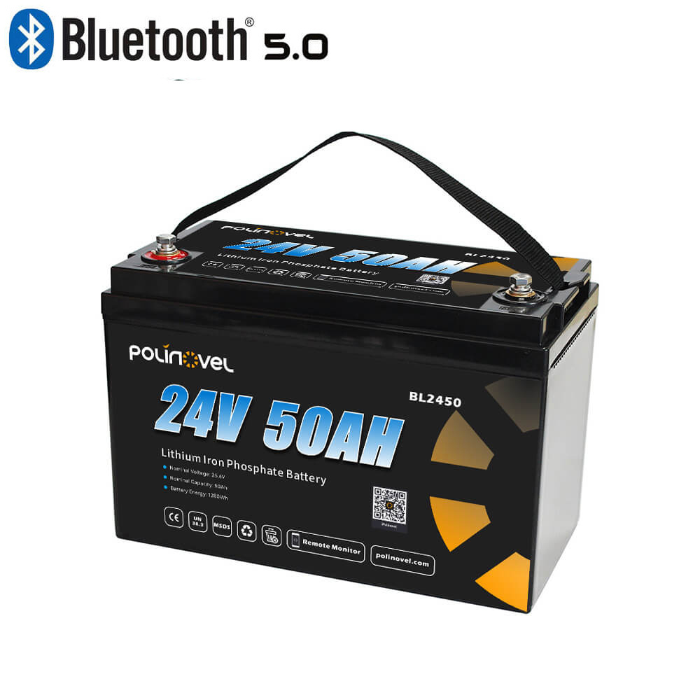 Polinovel Pin Lifepo4 24V 50Ah Battery With Msds Un383 Rohs Ce Certification Lifep04 24 Volt Truck Battery