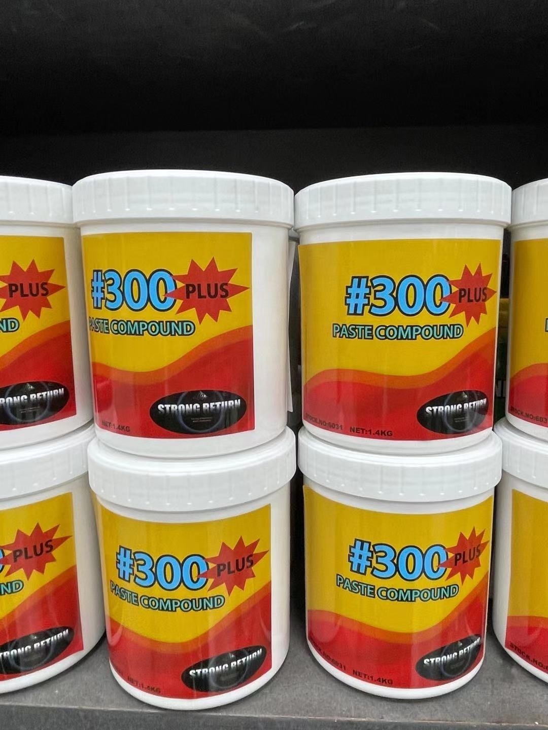 300P strong return  Silicone Free  paste polish compound, one step polish compound ,REGULAR GRADE PASTE COMPOUND