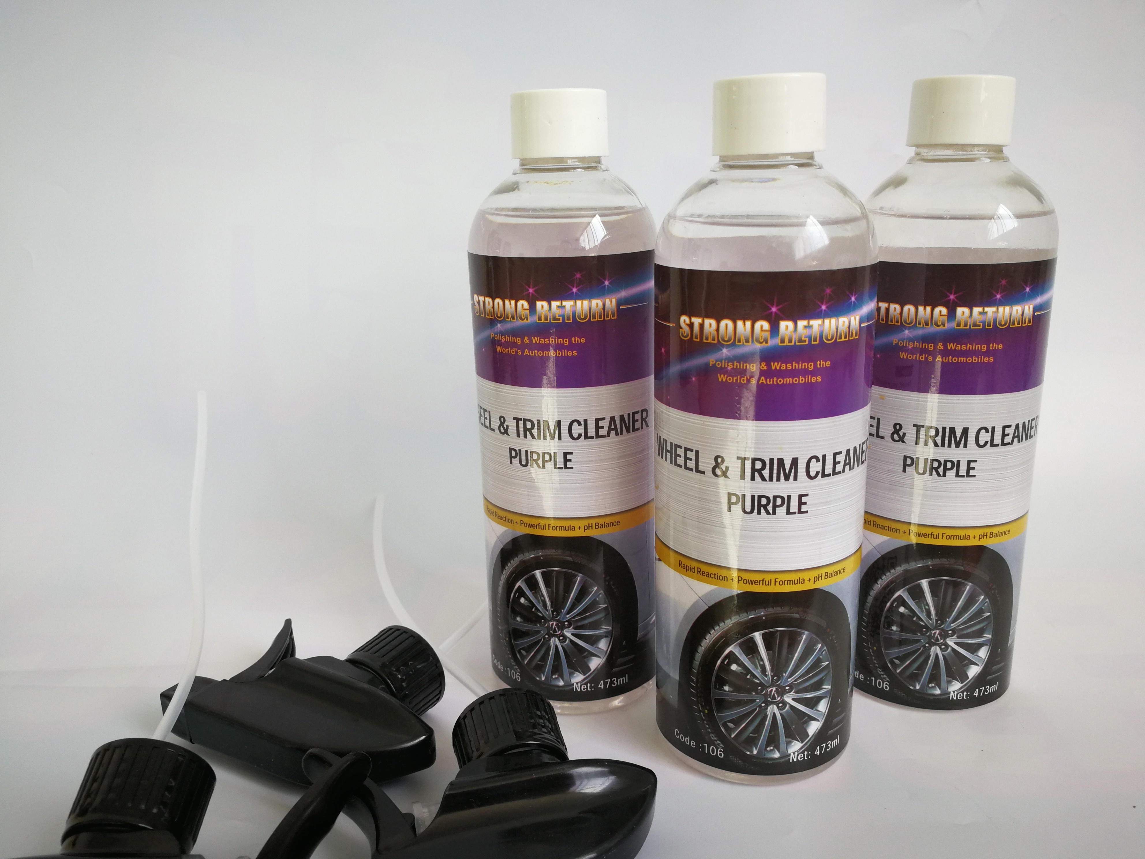 106 Auto Detailing Product Car Wheel Trim Hub Clean Iron Fallout Remover bleeding purple pH balanced iron remover