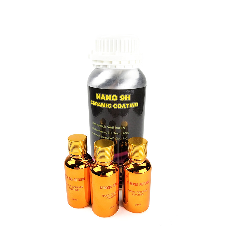 9H Nano crystal SiO2 ceramic glass quartz coating for car detailing ceramic crystal paint 9h