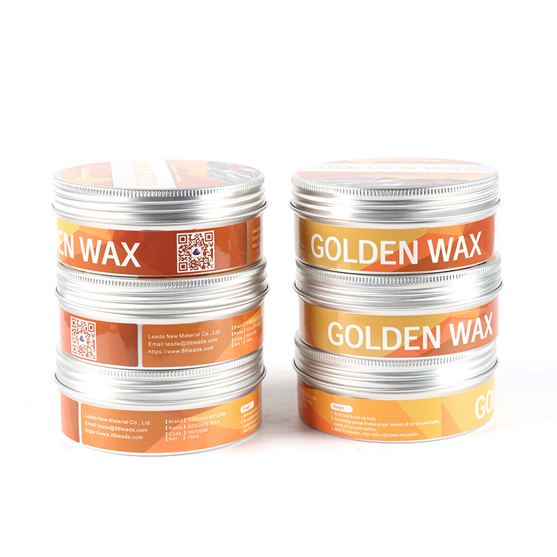 Long lasting protection automotive premium paste golden car wax