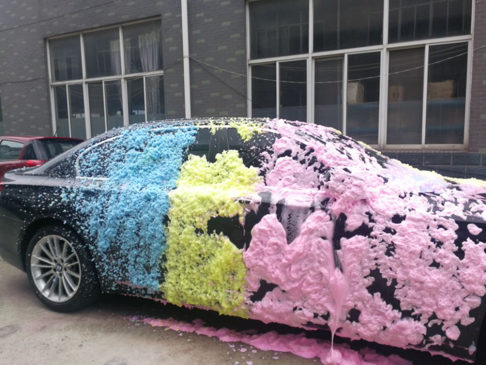 most popular car wash SHAMPOO Colorful heavy snow Pink foam washing concentrated wash