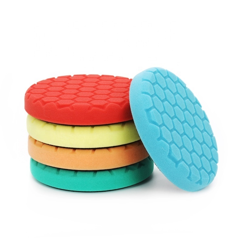 Hongjie Factory OEM Sponge Polishing Pads Best Selling 5 Inch Polishing Pads 125 mm Japan Polishing Buffing Foam Pad