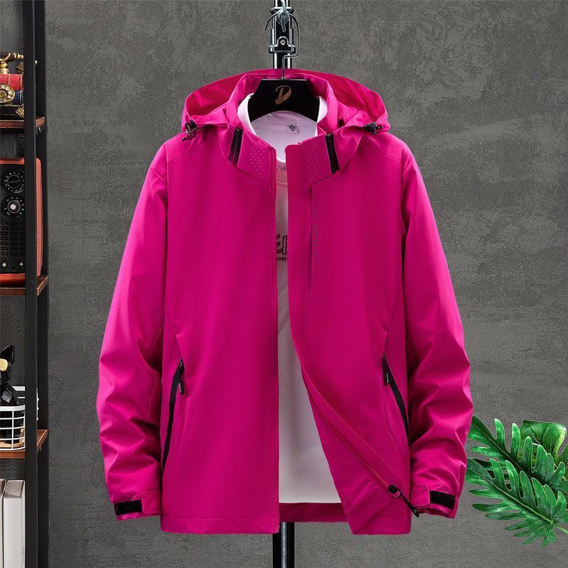 Jacket Men's coat Spring and autumn new outdoor waterproof windbreaker travel hiking leisure jacket thin women's jacket