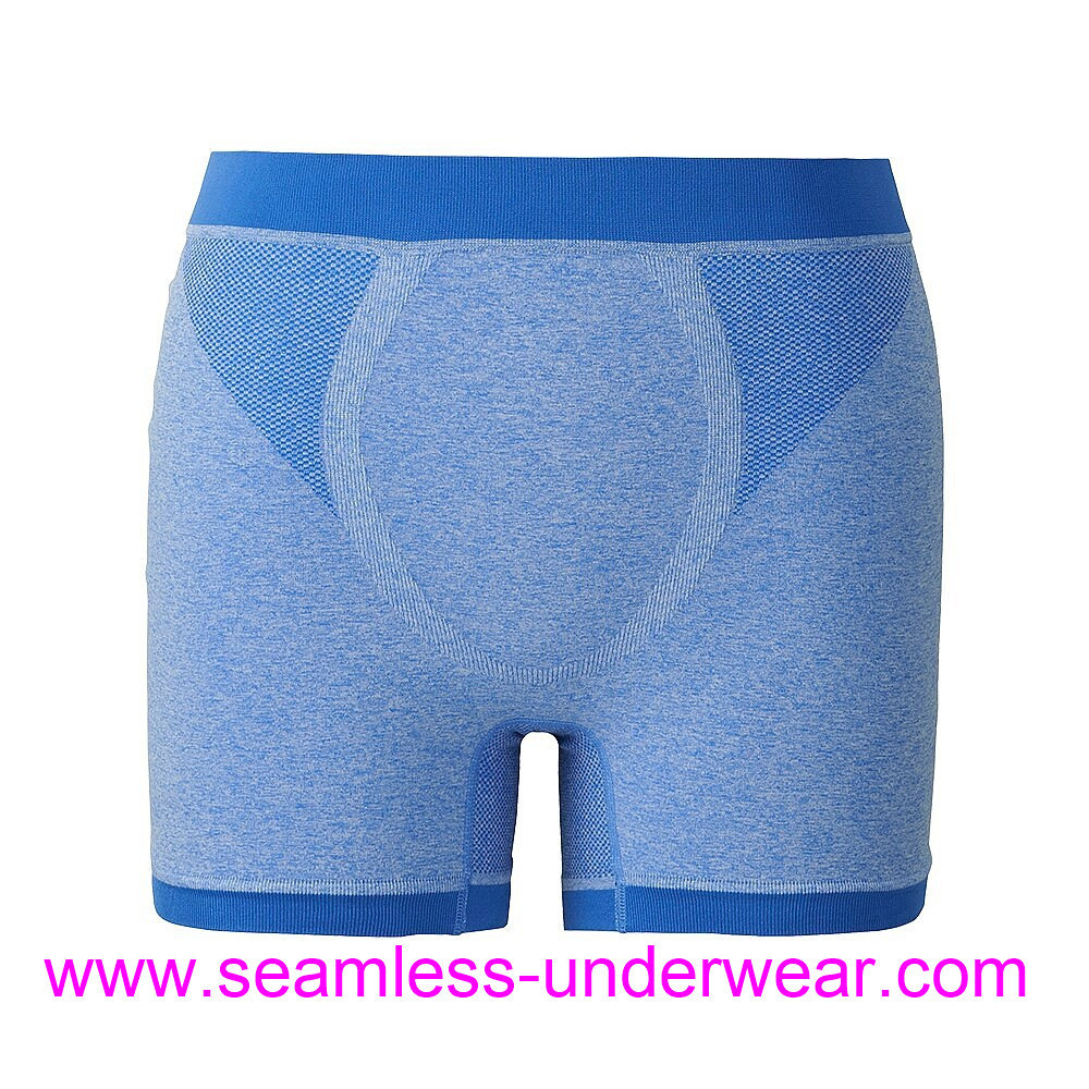 CoolMax Spandex Boxer Briefs Seamless Men Underwear