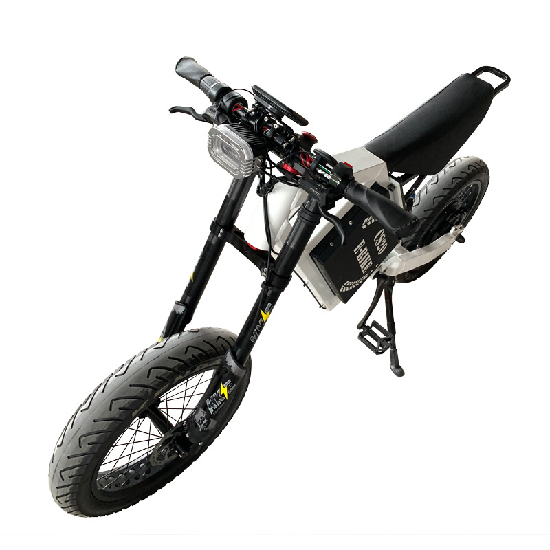 CS20 ebike fat tire dirt enduro motorcycle stealth bomber electric e bike 72v 12000w mountain ebike