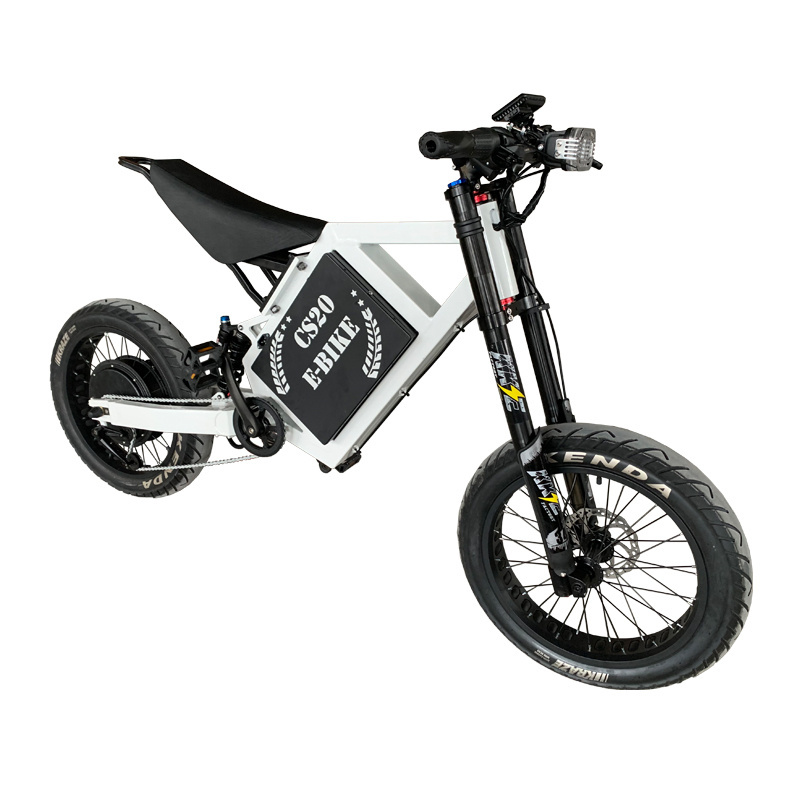 CS20 ebike fat tire dirt enduro motorcycle stealth bomber electric e bike 72v 12000w mountain ebike