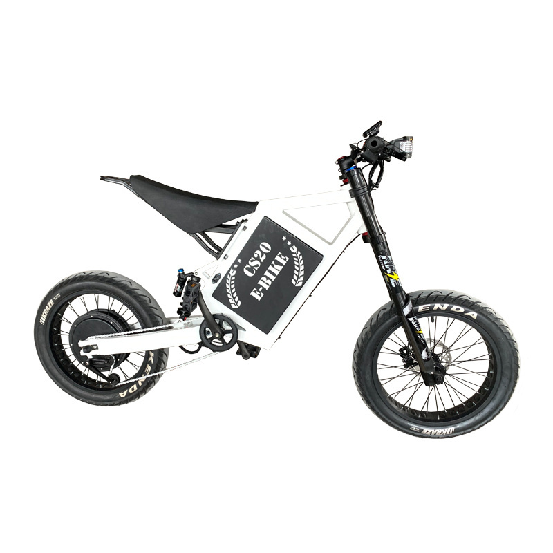 CS20 ebike fat tire dirt enduro motorcycle stealth bomber electric e bike 72v 12000w mountain ebike