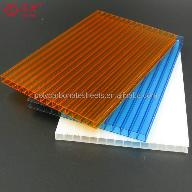 polycarbonate hollow sheet PC roofing panels plastic construction materials