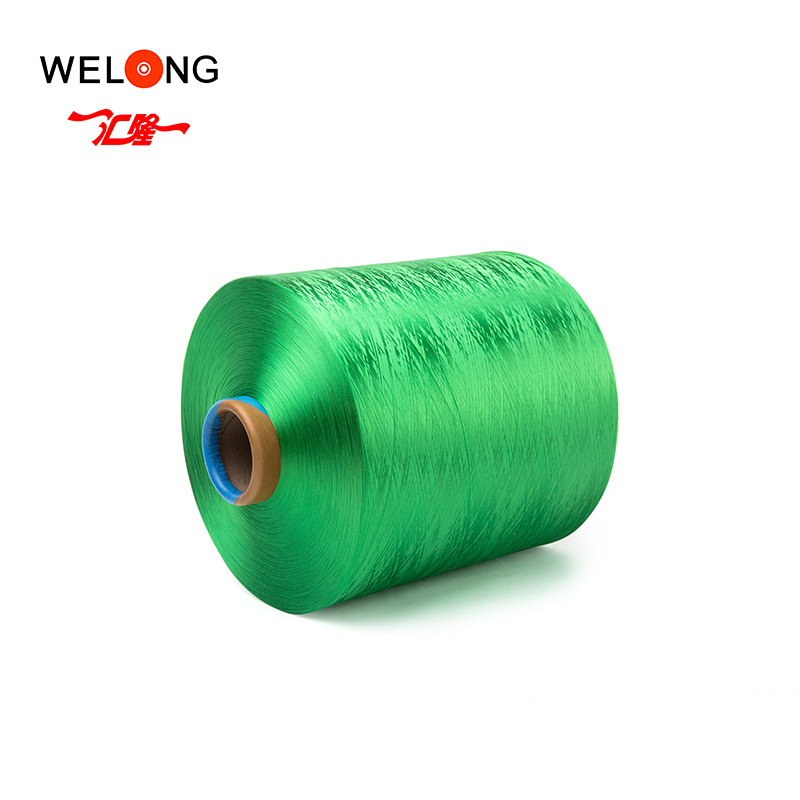 Wholesale recycle polyester yarn with grs certificate DTY polyester yarn for weaving knitting tatting