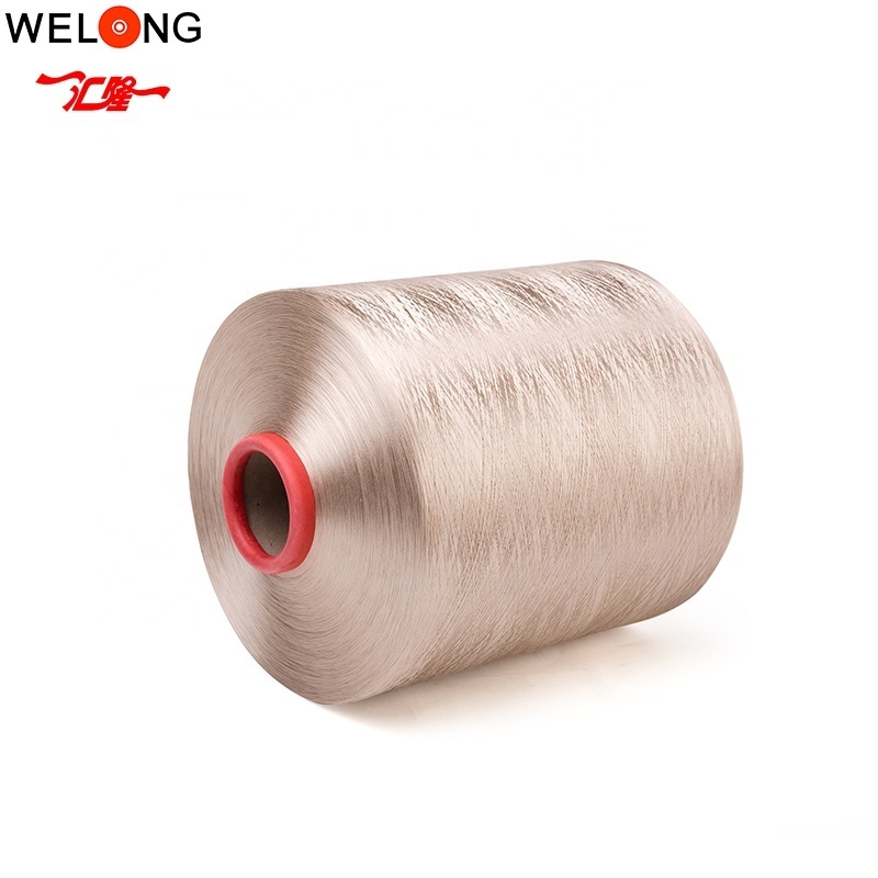 Wholesale recycle polyester yarn with grs certificate DTY polyester yarn for weaving knitting tatting