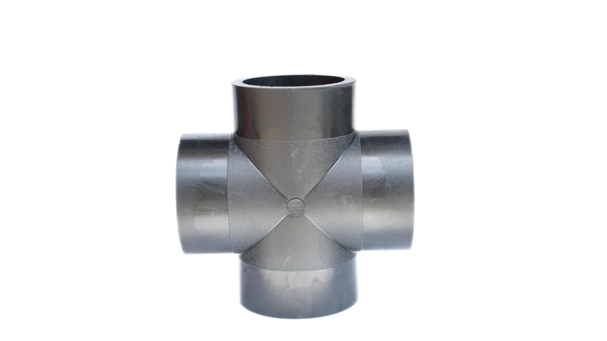 High Quality CE ISO Certification Pe Fittings Plastic Polyethylene Hdpe Pipe Fitting Equal Diameter Cross