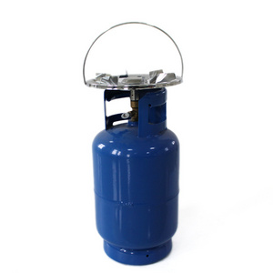 DOT EN1442   portable 5kg lpg propane butane gas cylinder tank bottle  kitchen restaurant cooking camping heating