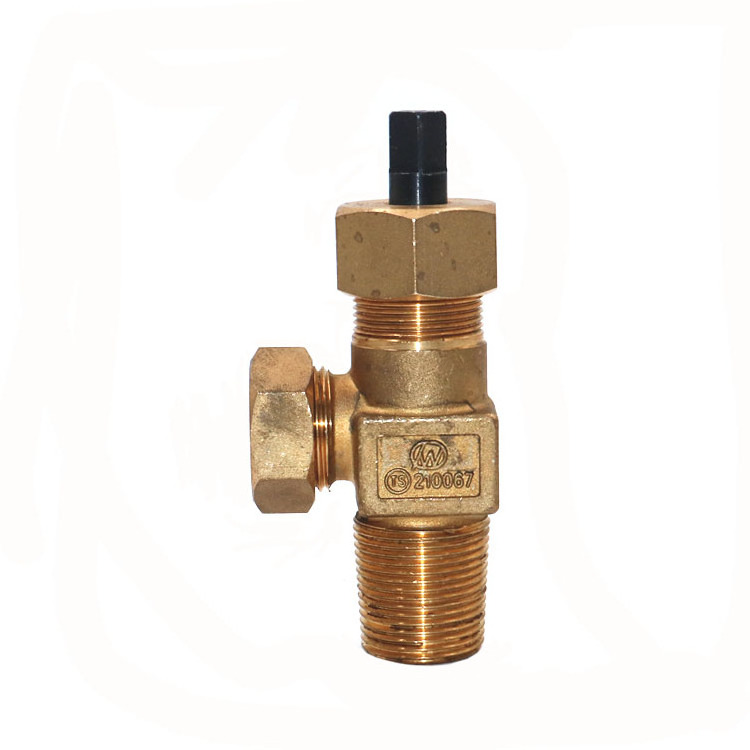 high quality QF Series QF-10 High Pressure brass Flow Control Industrial  chlorine gas Cylinder valve